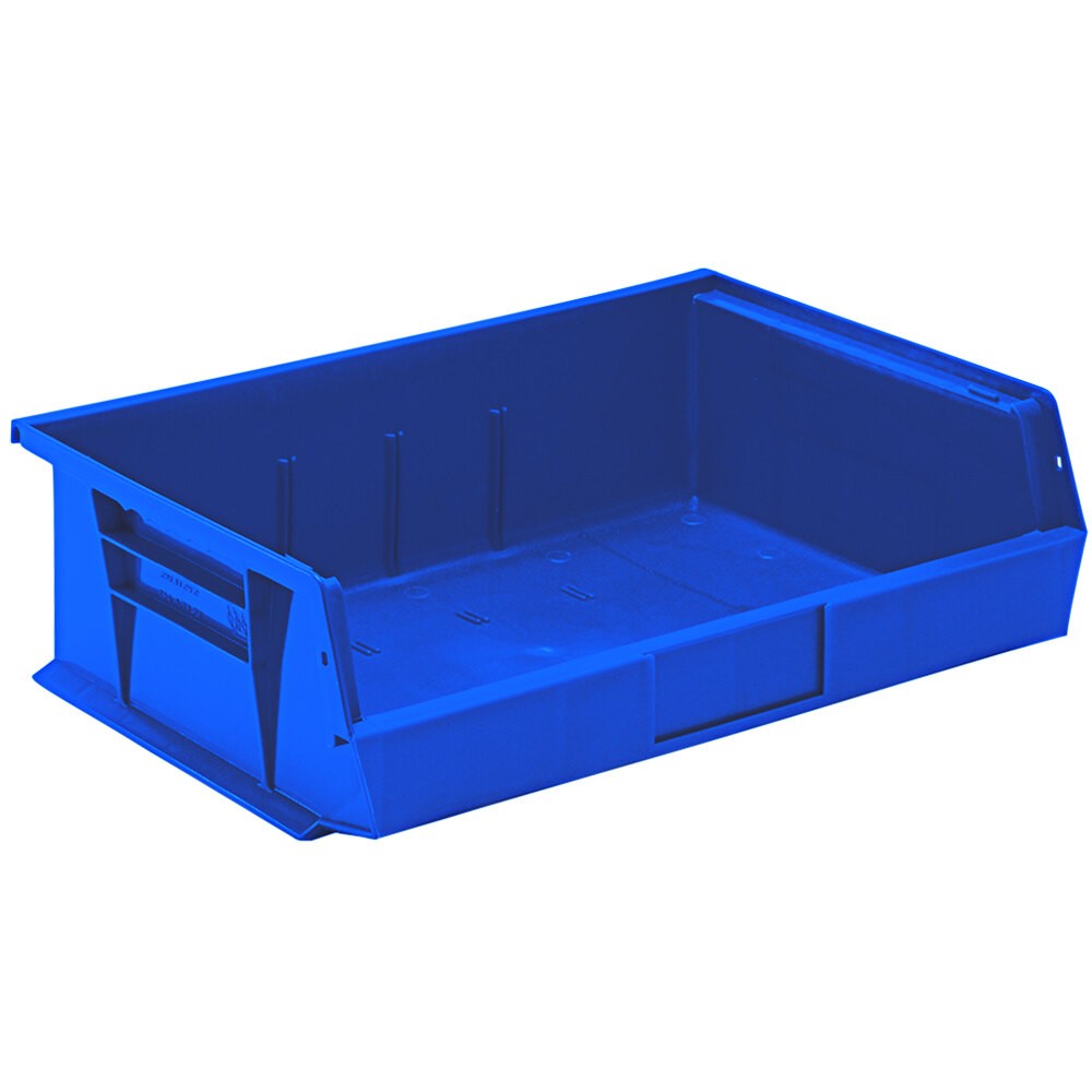 Quantum Storage Systems QUS-245BL 10 7/8" x 16 1/2" x 5" Blue Hanging Bin