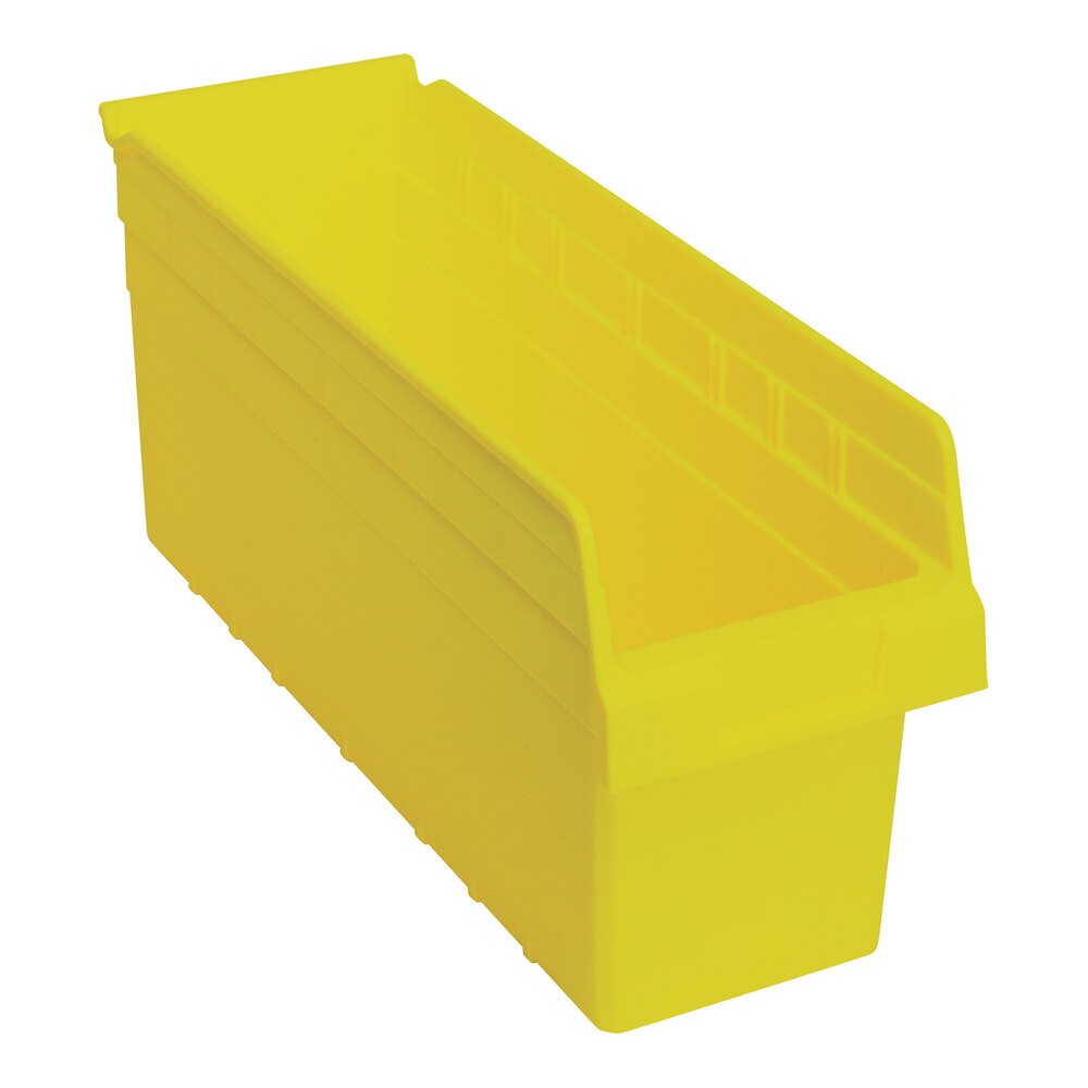 Quantum Storage Systems QSB804YL STORE-MAX 17 7/8" x 6 5/8" x 8" Yellow Shelf Bin