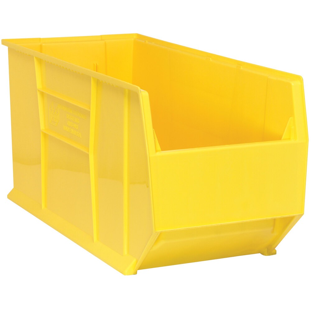 Quantum Storage Systems QUS993YL Yellow Hulk Bin, 35 7/8" x 16 1/2" x 17 1/2"
