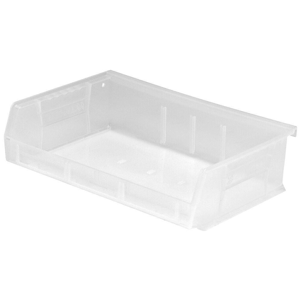 Quantum Storage Systems QUS-236CL 7 3/8" x 11" x 3" Clear Hanging Bin