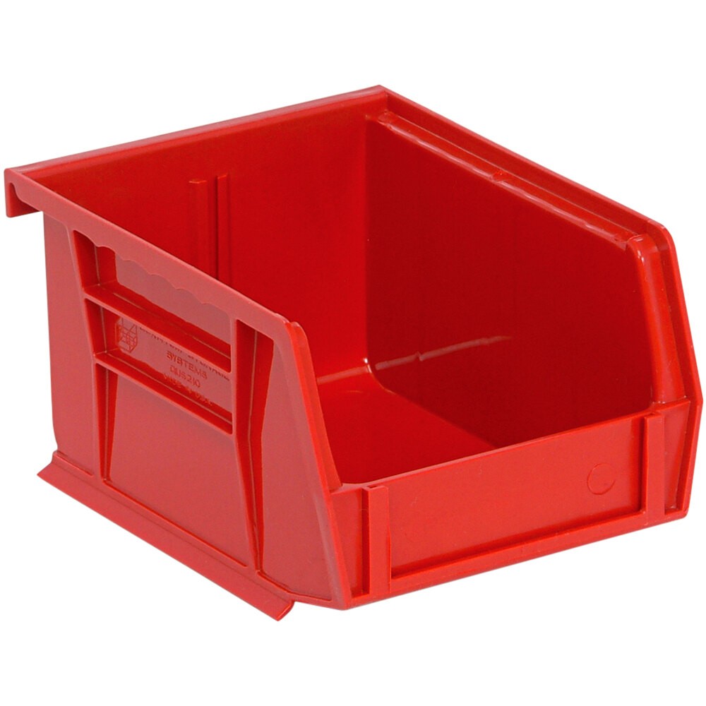 Quantum Storage Systems QUS-210RD 5 3/8" x 4 1/8" x 3" Red Hanging Bin