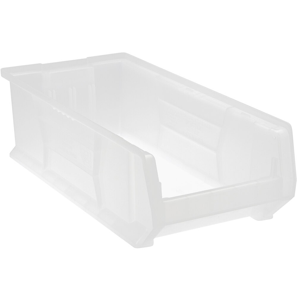 Quantum Storage Systems QUS-952CL Clear Hulk Bin, 23 7/8" x 11" x 7"