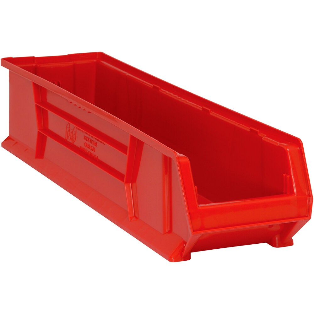 Quantum Storage Systems QUS-970RD Red Hulk Bin, 29 7/8" x 8 1/4" x 7"