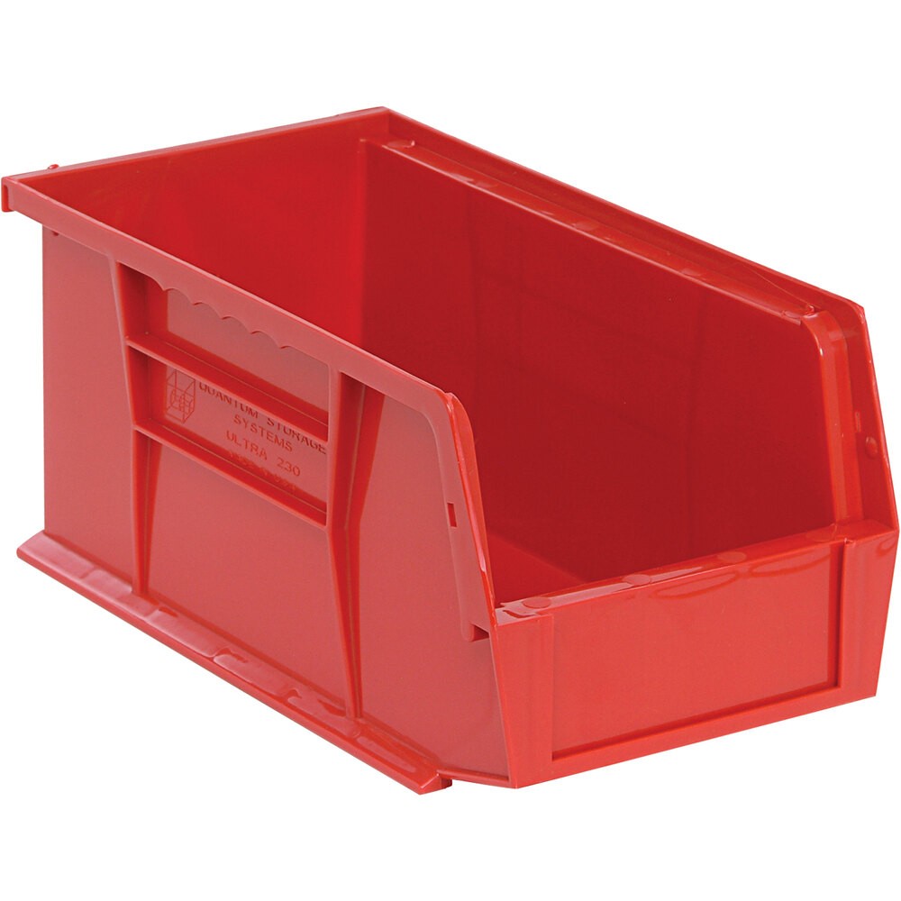 Quantum Storage Systems QUS-230RD 10 7/8" x 5 1/2" x 5" Red Hanging Bin