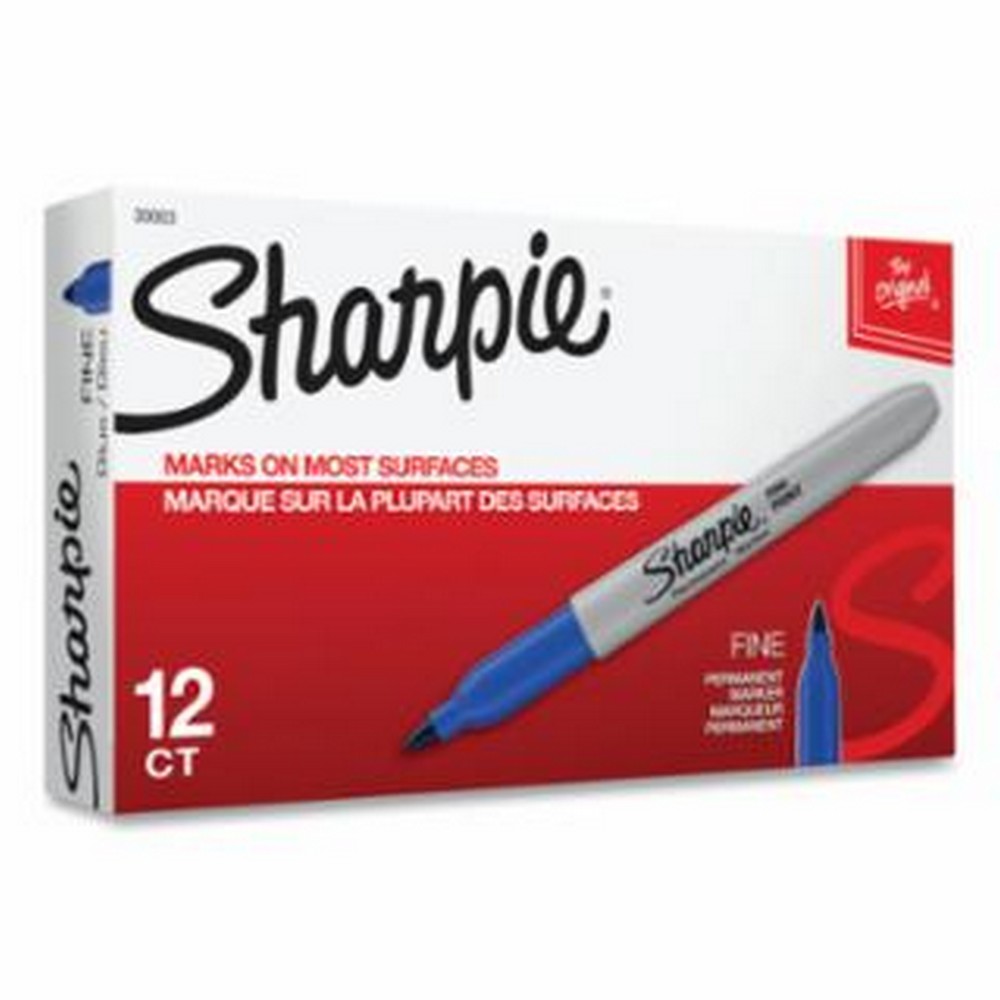 Sharpie Fine Tip Permanent Marker, Blue