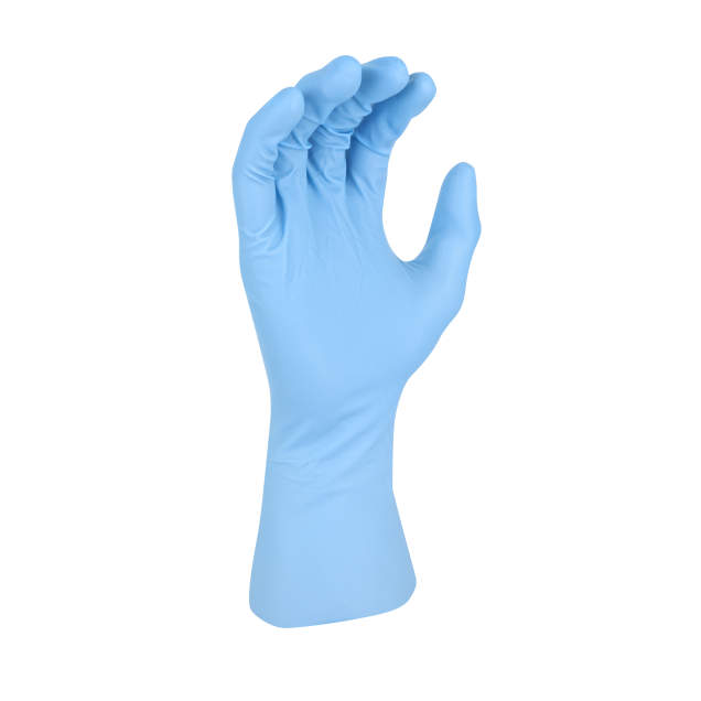 Radians RWG9418 8 Mil Nitrile Disposable Examination Glove, Powder Free, Blue