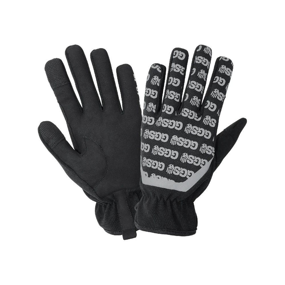 Global Glove SG3300 Touchscreen Mechanics Gloves with Reflective Printed Back