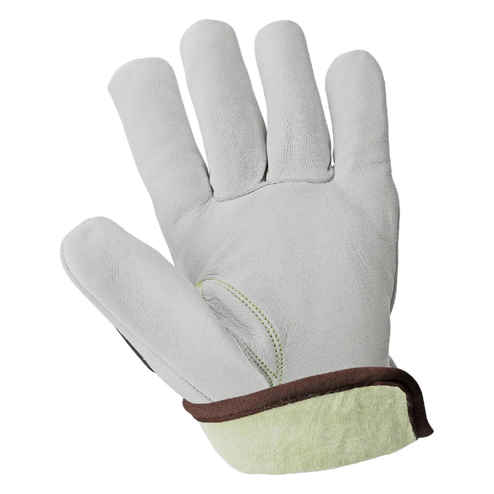 Global Glove CIA7000 Cut and Impact Resistant Goatskin Leather Drivers Gloves with Heat Resistant Aralene Liner