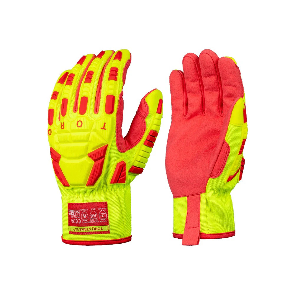 Global Glove SKG00054E Torq Strike EC Highly-Dextrous Cut and Impact Resistant Gloves with Water-Repellent Shell