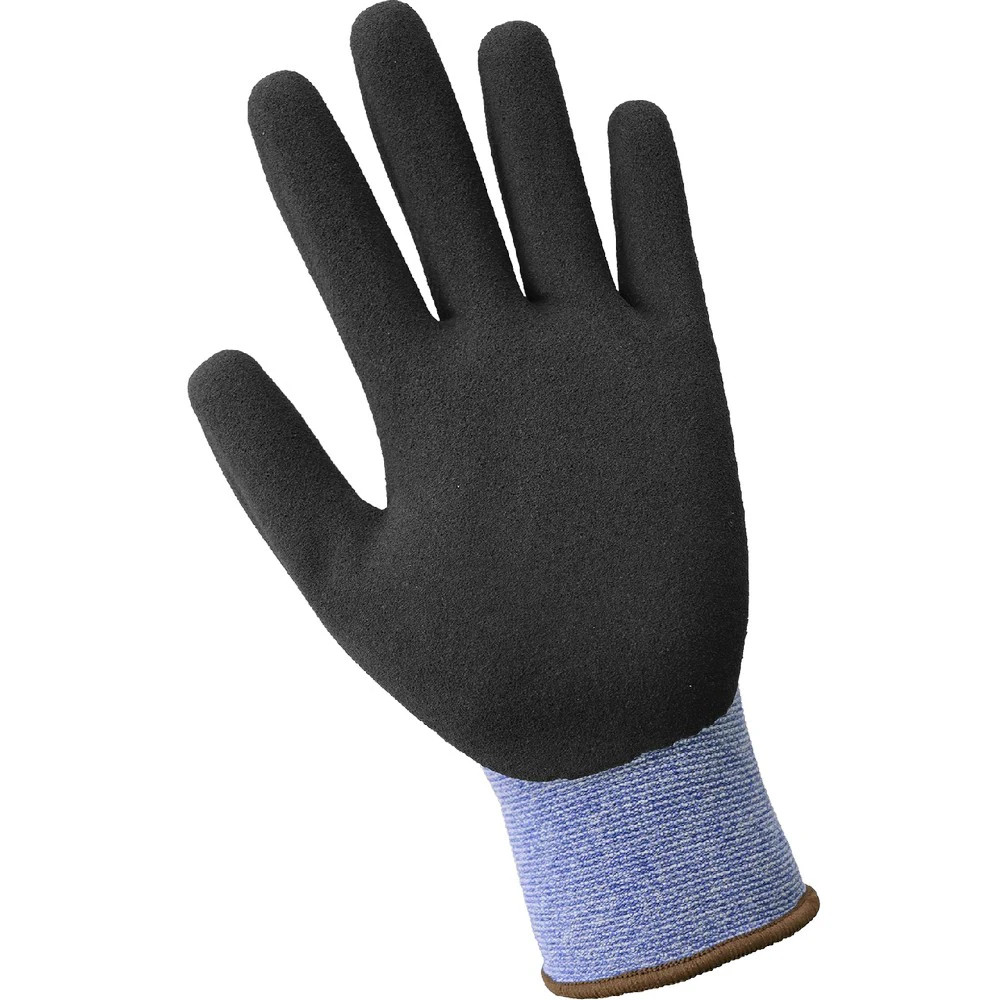 Global Glove 360R Gripster General Purpose 15-Gauge Rubber Coated FDA Compliant Gloves Made with Recycled Polyester