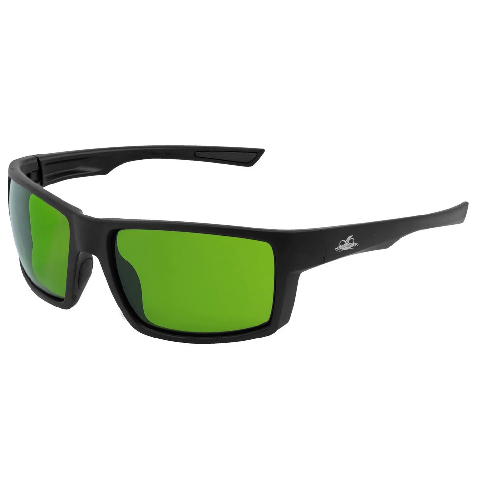 Global Glove BH26621PFT Sawfish Green Arc Flash Rated Performance Fog Technology Lens, Matte Black Frame Safety Glasses