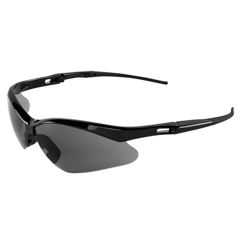 Global Glove BH2253AFE Spearfish Gray Anti-Fog Lens, Shiny Black Frame Safety Glasses