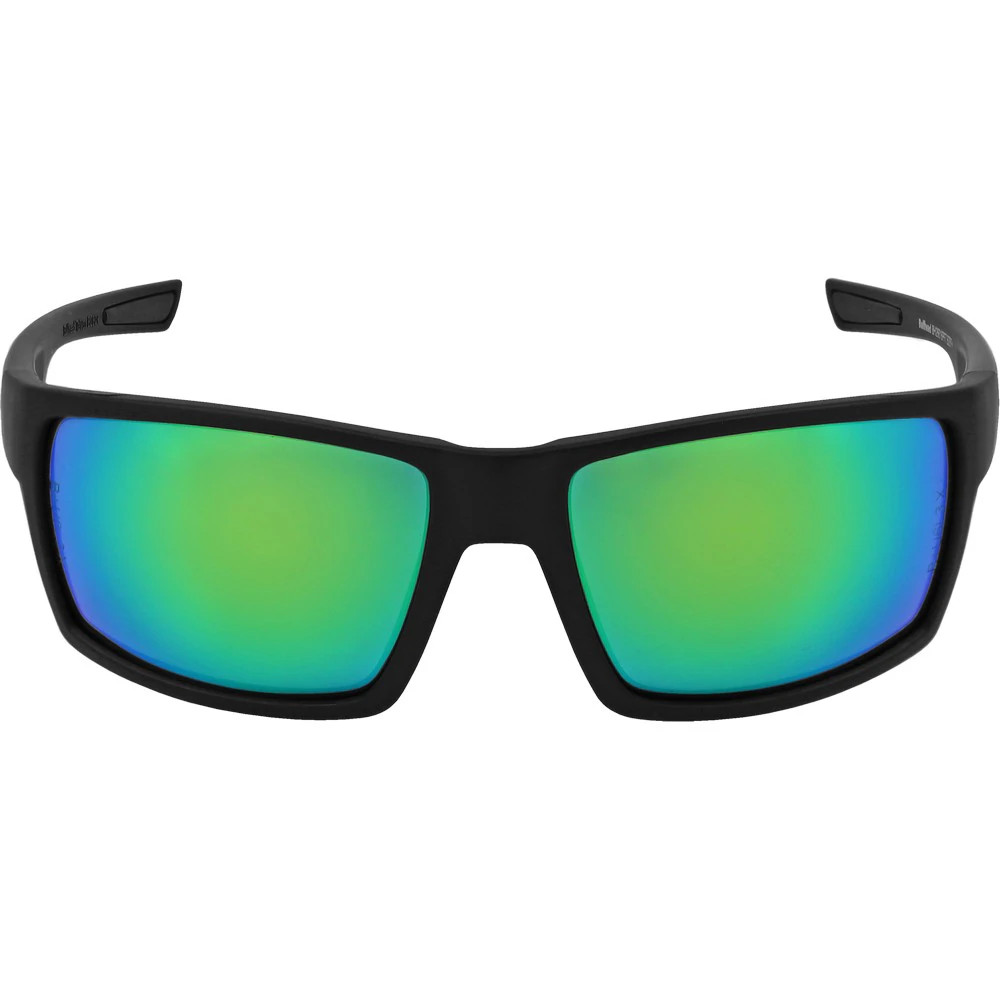 Global Glove BH26616PFT Sawfish Green Mirror Performance Fog Technology Lens, Matte Black Frame Safety Glasses