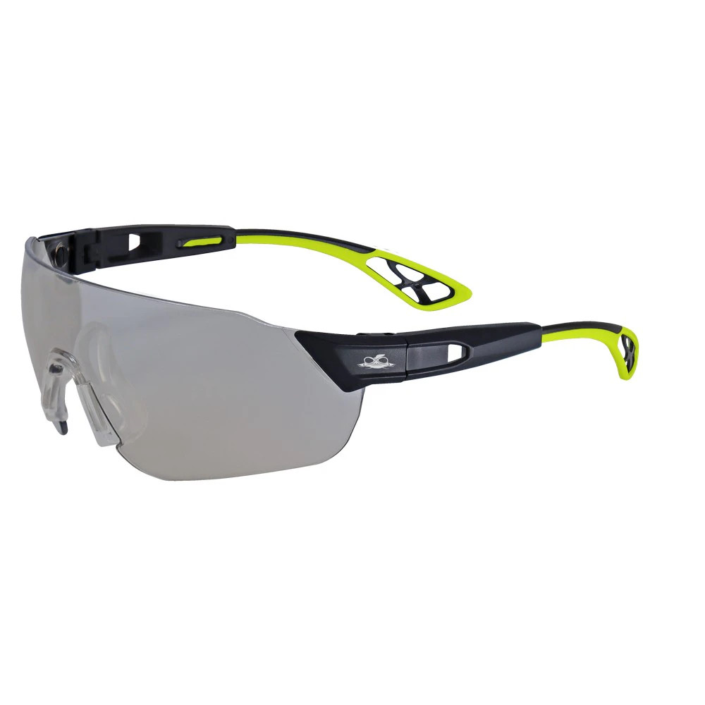 Global Glove BH866AF Tetra Indoor/Outdoor Anti-Fog Lens, Matte Black Frame Safety Glasses