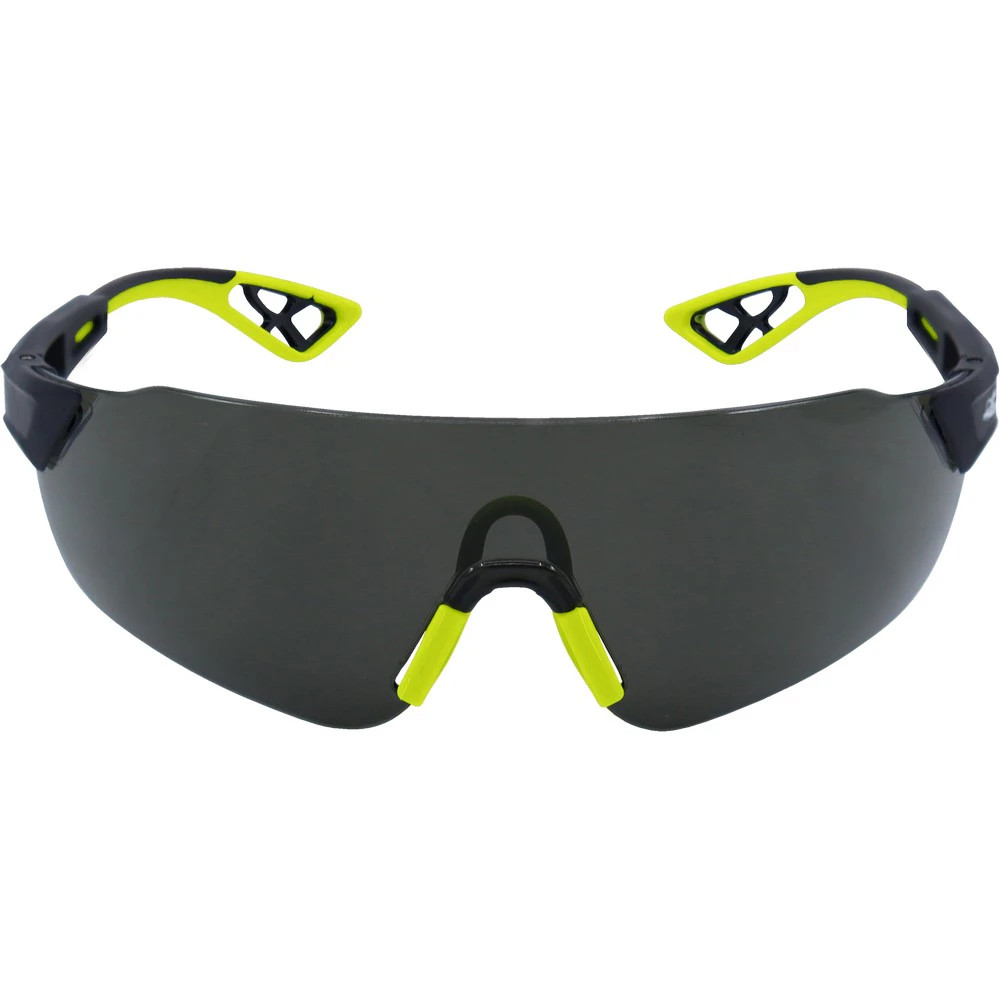 Global Glove BH863AF Tetra Gray Anti-Fog Lens, Matte Black Frame Safety Glasses