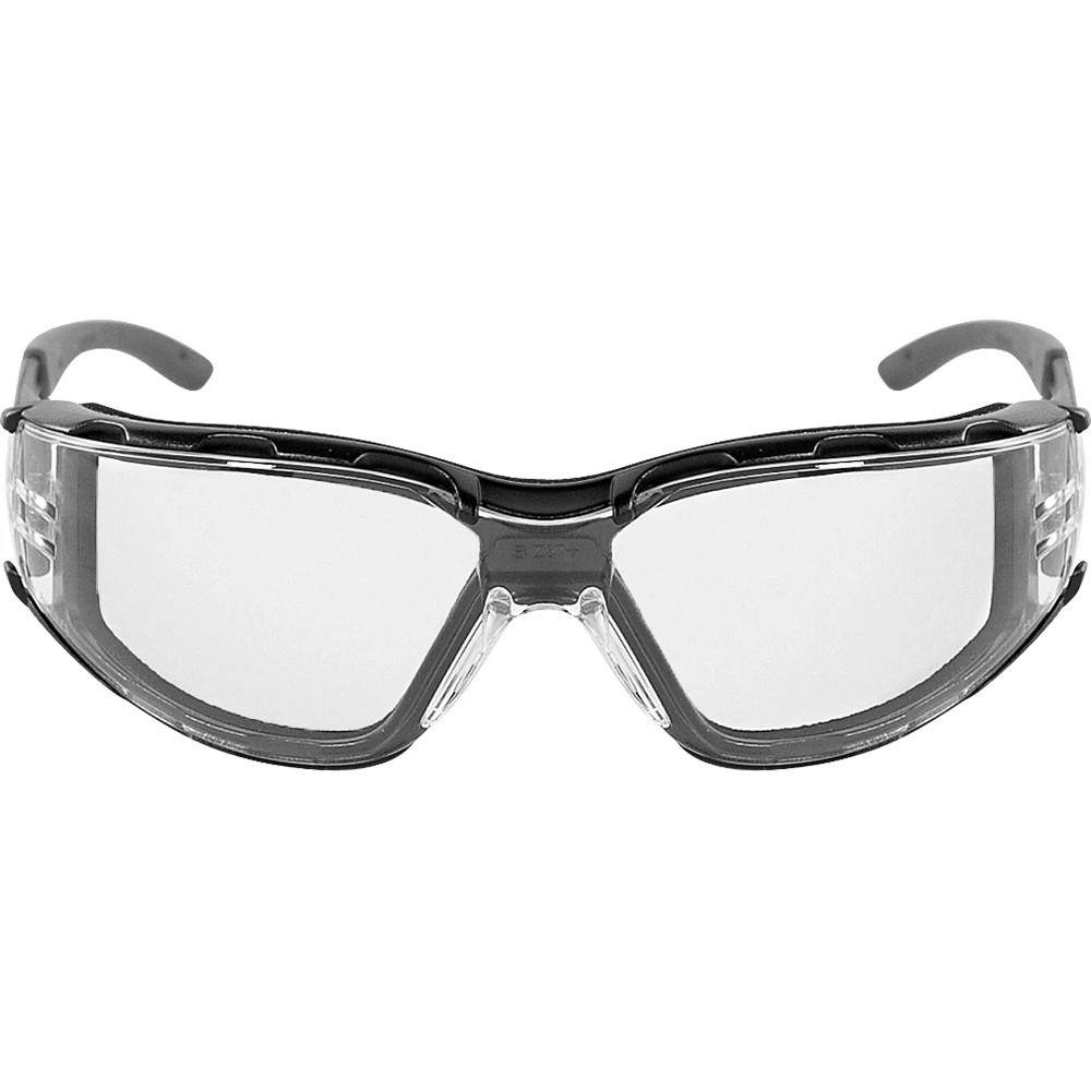 Global Glove BH3061PFT CG5 Clear Performance Fog Technology Lens, Matte Black Frame Convertible Safety Goggles