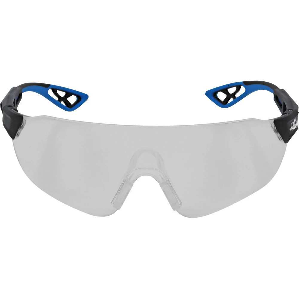 Global Glove BH861AF Tetra Clear Anti-Fog Lens, Matte Black Frame Safety Glasses