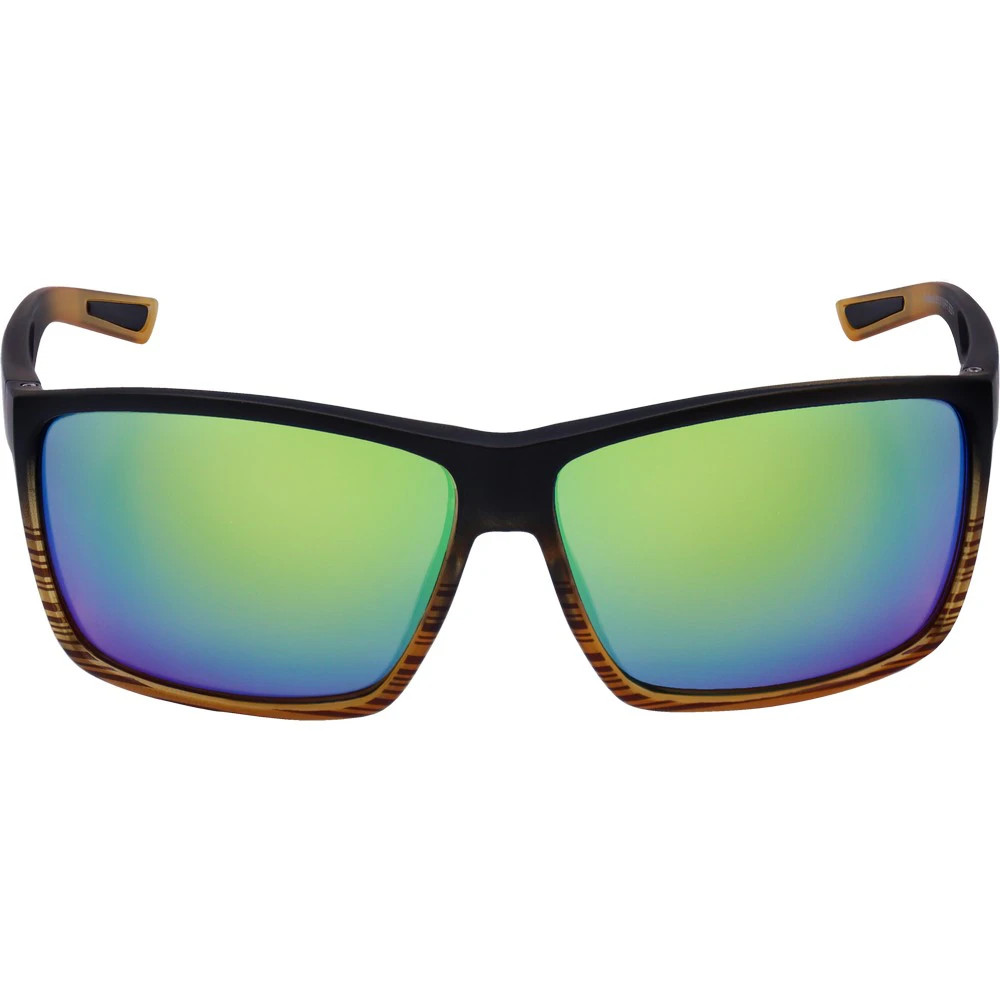 Global Glove BH33716PFT Lionfish Green Mirror Performance Fog Technology Polarized Lens, Tortoise/Black Frame Safety Glasses