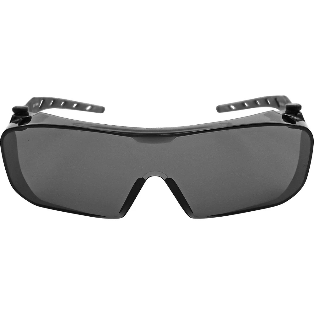 Global Glove BH3133 Over-The-Glass Gray Lens, Frosted Gray Frame Visitor Specs Safety Glasses