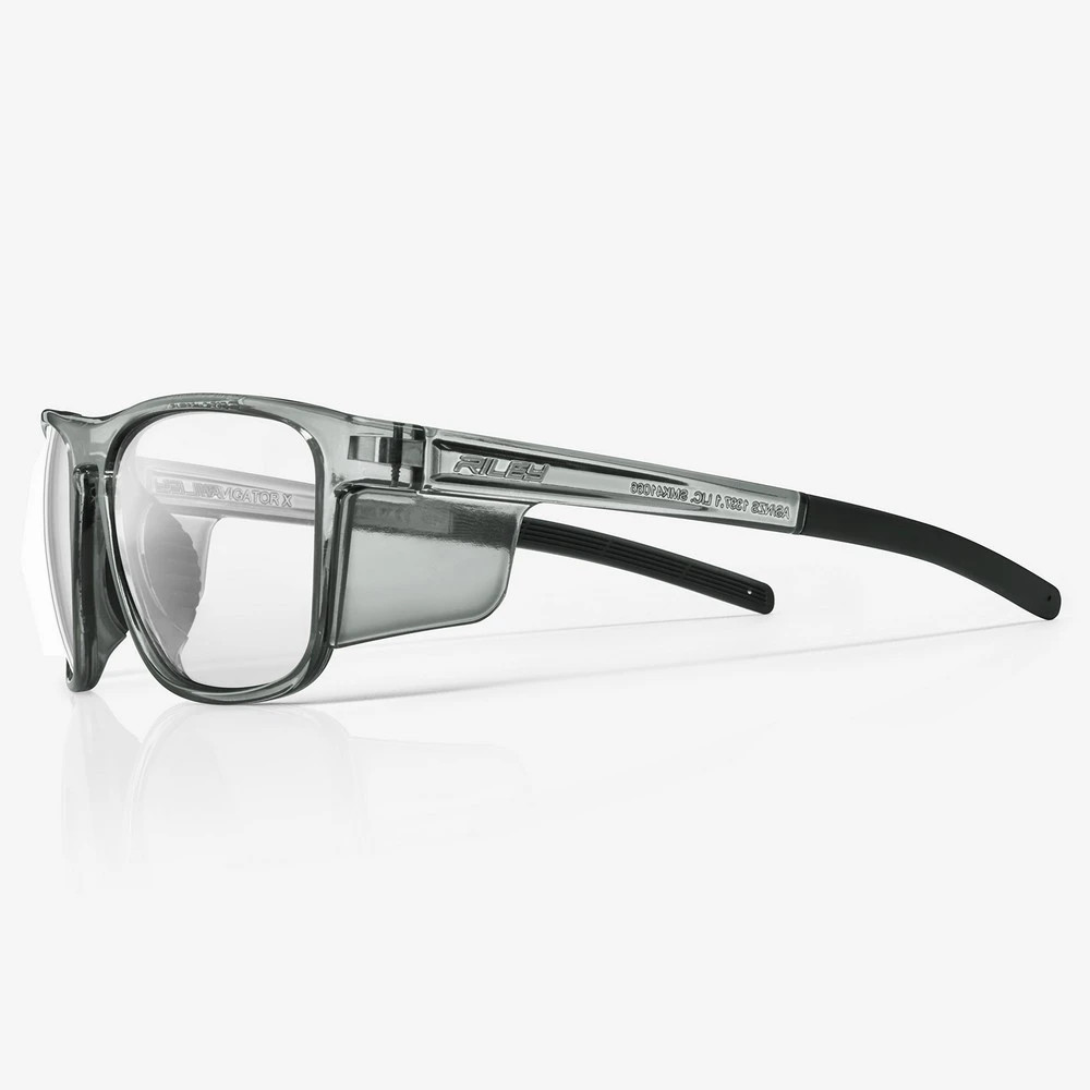 Global Glove RLY00606 Navigator X Clear Anti-Fog Lens, Gray Frame Safety Glasses