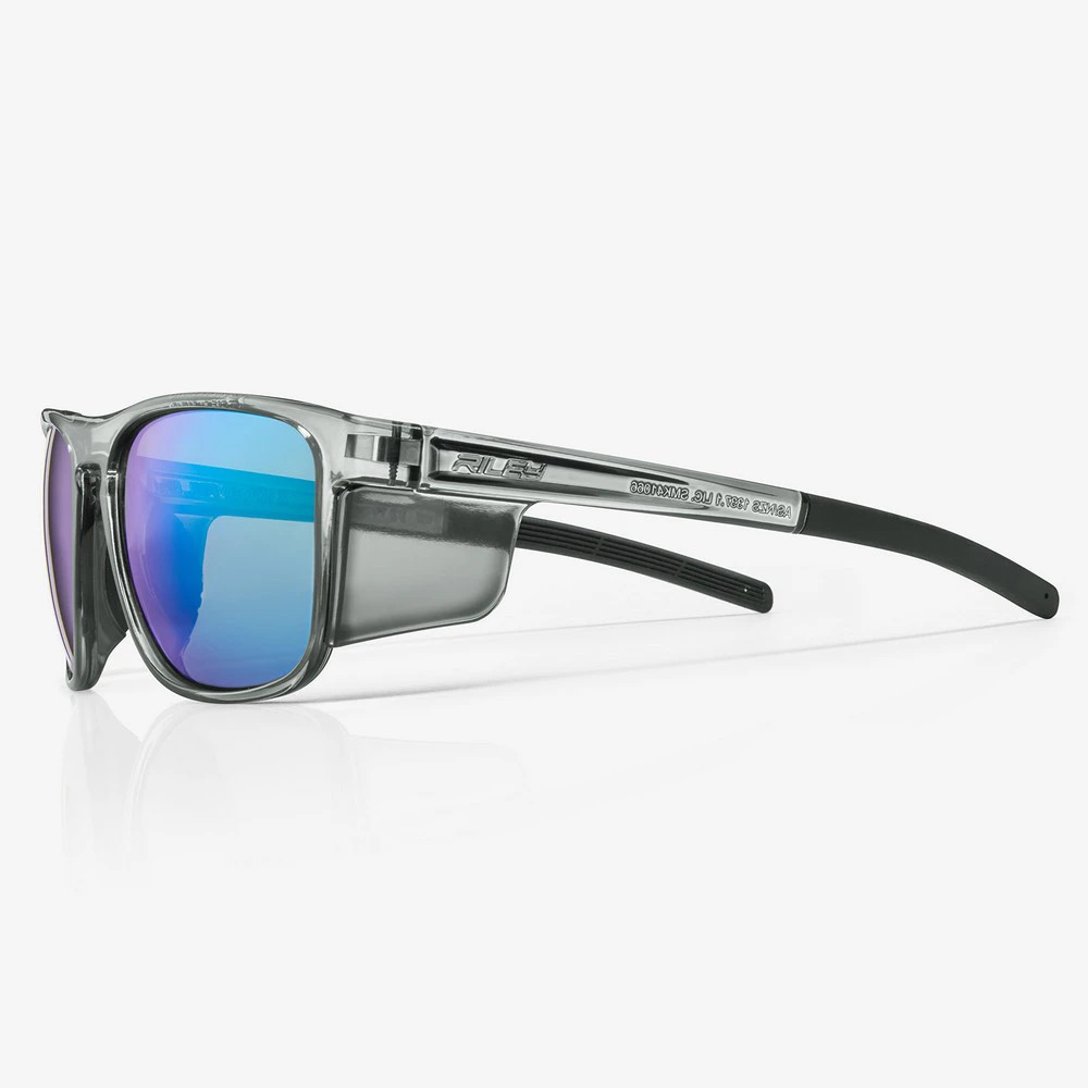 Global Glove RLY00605 Navigator X Emerald Mirror Anti-Fog Lens, Gray Frame Safety Glasses