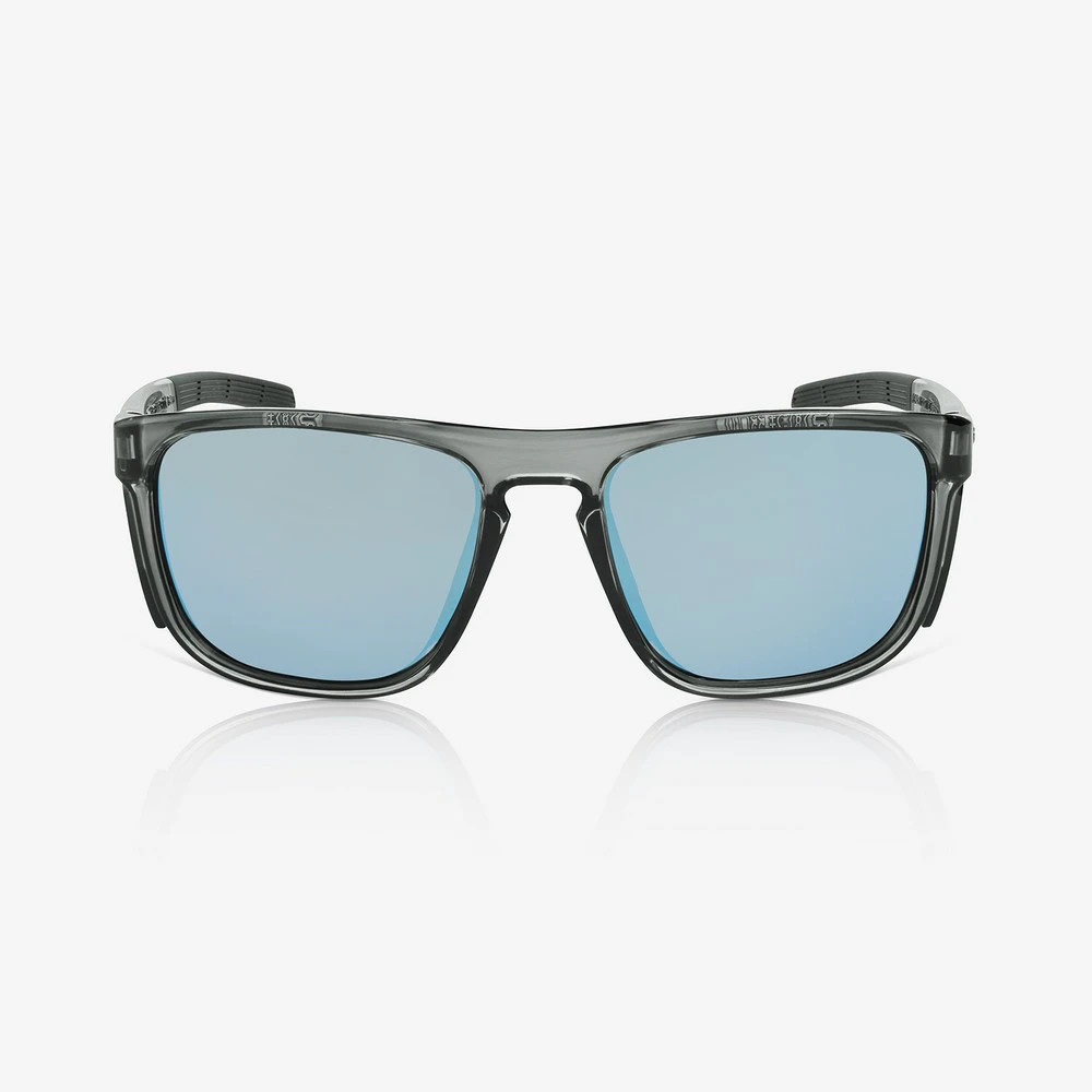 Global Glove RLY00604 Navigator X Arctic Blue Mirror Anti-Fog Lens, Gray Frame Safety Glasses