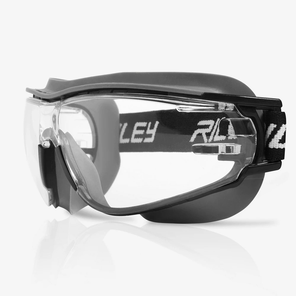 Global Glove RLY00580 Sparta Compact Clear Performance Fog Technology, Black Frame Safety Goggles