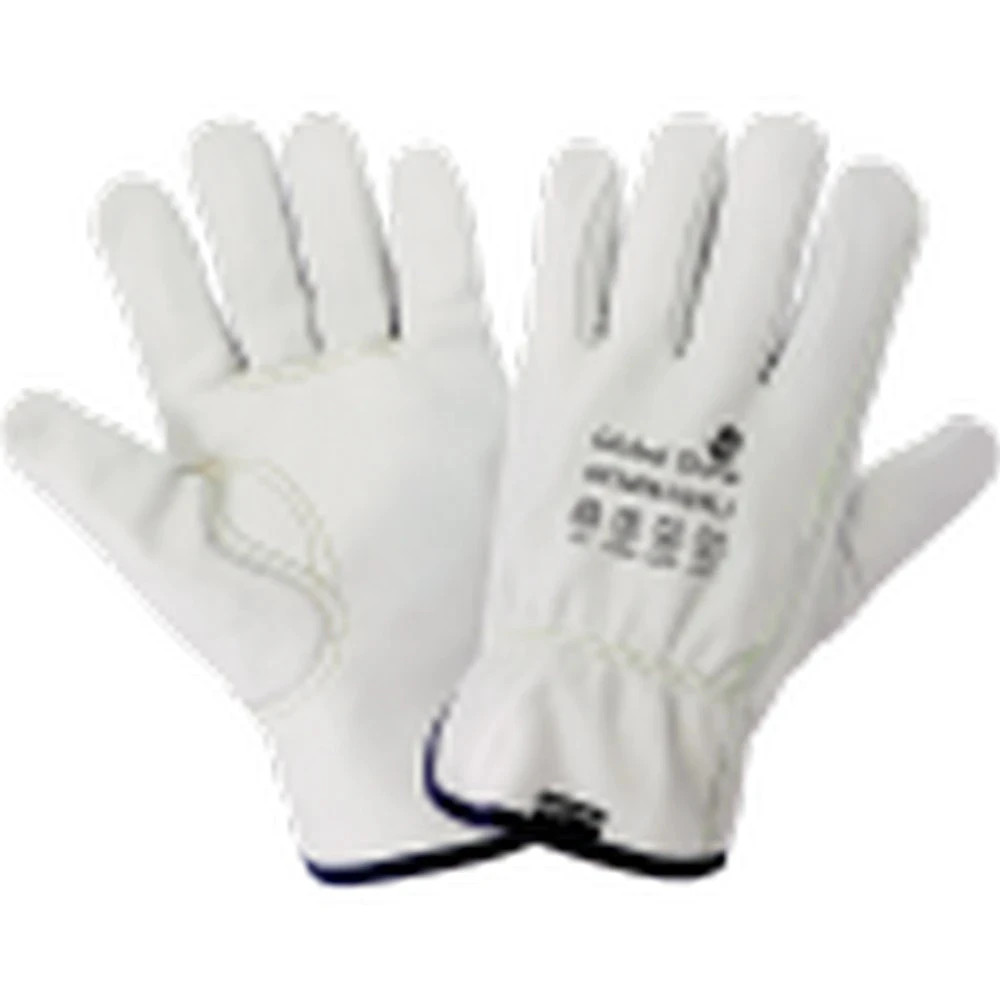 Global Glove AC3200 Cut and Hypodermic Needle Resistant Cowhide Leather Gloves with Alycore and Aramid Fiber Reinforcements