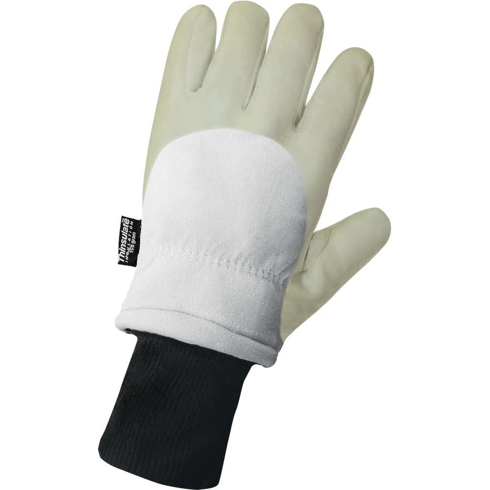 Global Glove 2800GLP Premium Goatskin Leather Latex-Coated Insulated Freezer Gloves