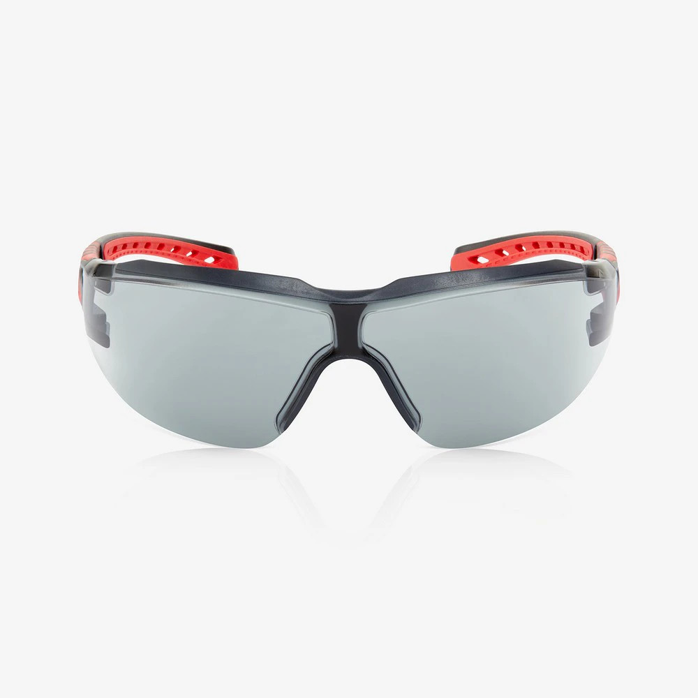 Global Glove RLY00561 Sparta (Eco) Gray Anti-Fog Lens, Black and Red Frame Safety Glasses