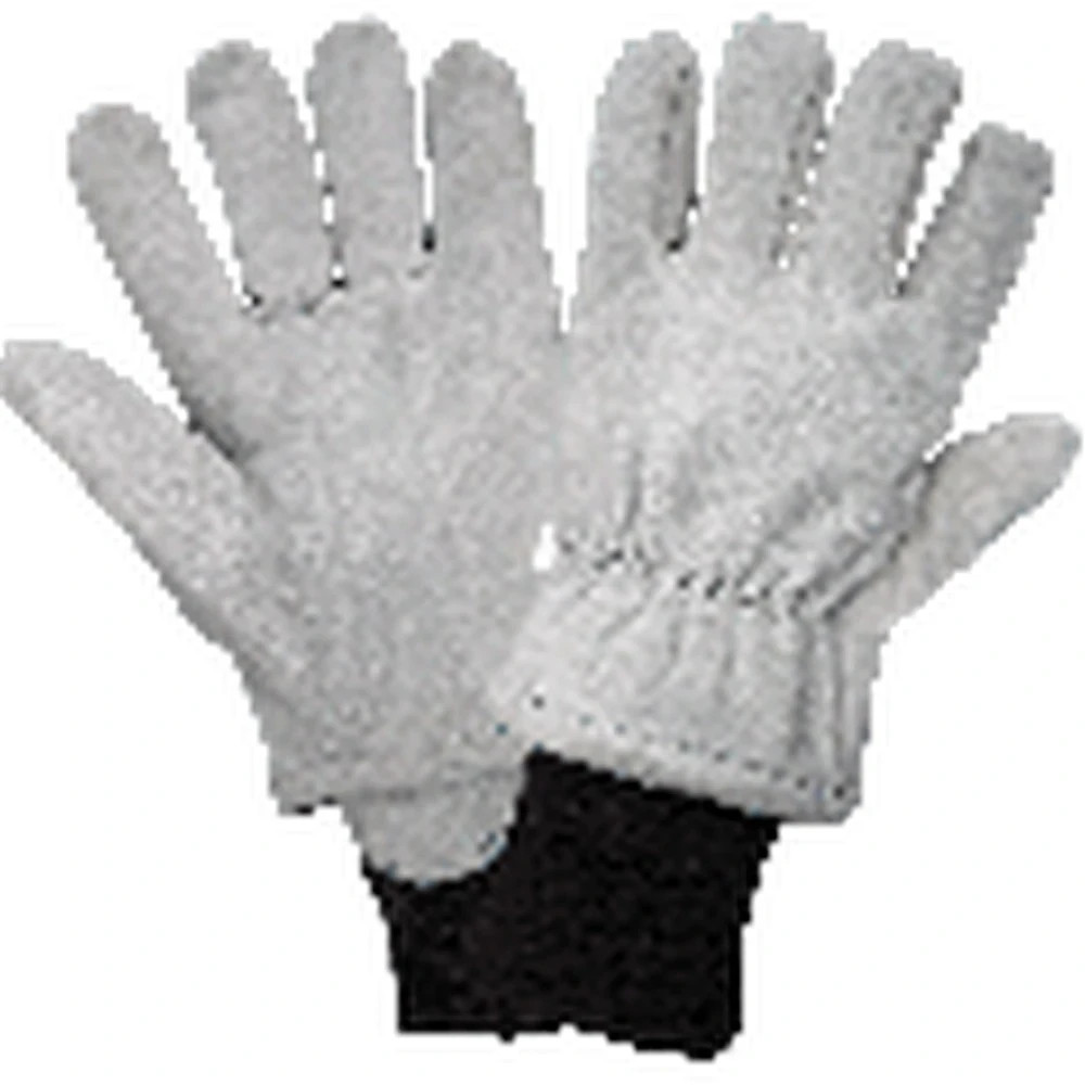 Global Glove 2800F Heavy Gray Standard-Grade Split Cowhide Leather Freezer Gloves with Cold Keep Insulation