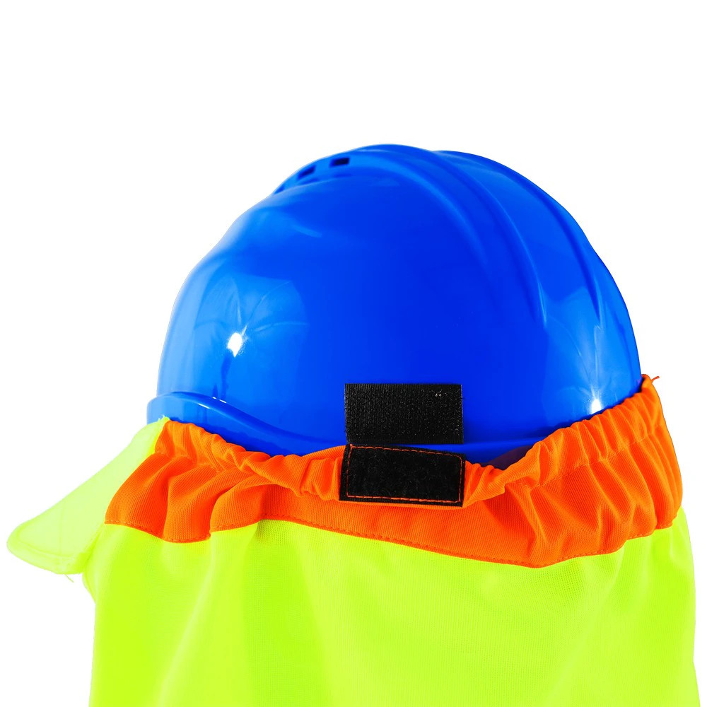Global Glove GLO-HNS2 FrogWear HV High-Visibility Neck Shade and Sun Visor Accessory for Hard Hats and Safety Helmets