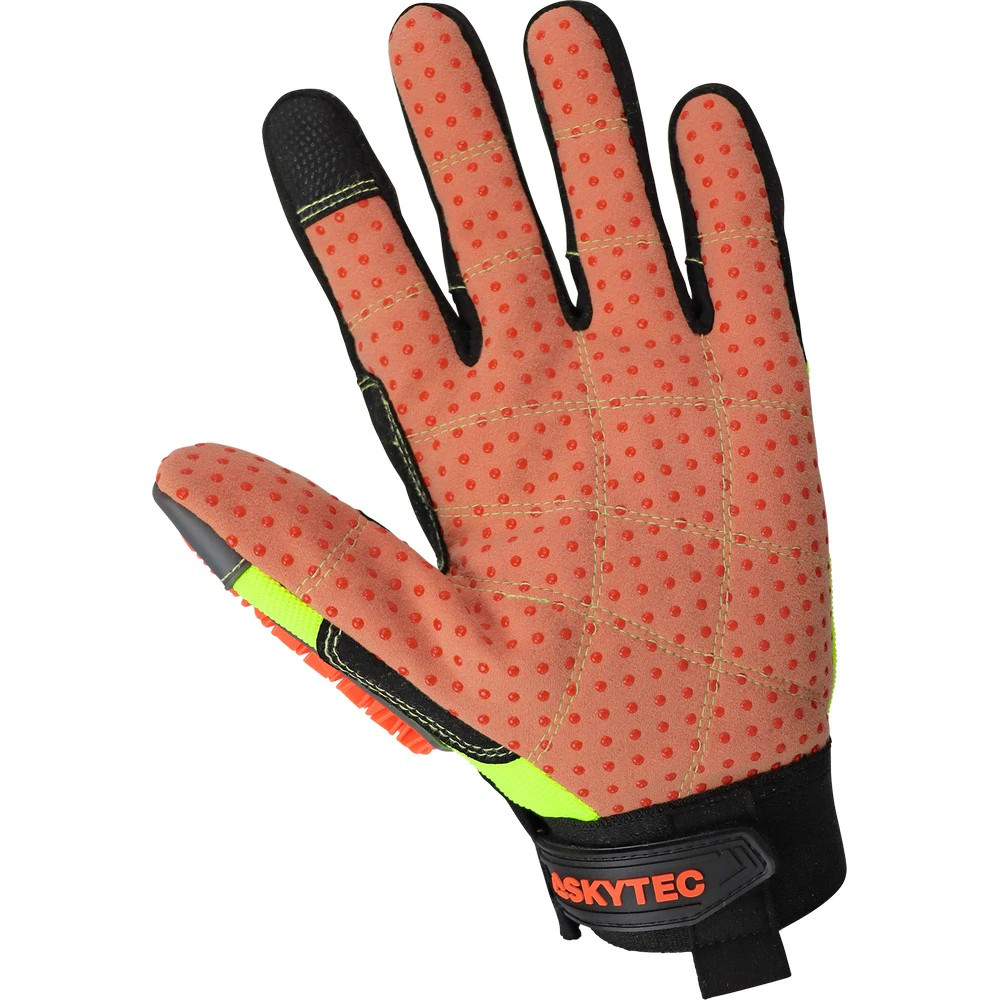 Global Glove SG9928 Torq Hail Xtra High-Visibility Multi-Hazard Gloves with a Tuffalene Lined Synthetic Leather Palm
