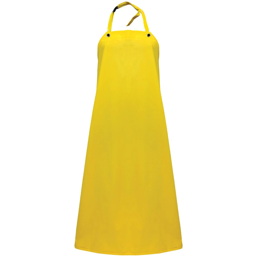 Global Glove A48Y FrogWear FDA Compliant Yellow Nitrile Industrial Apron