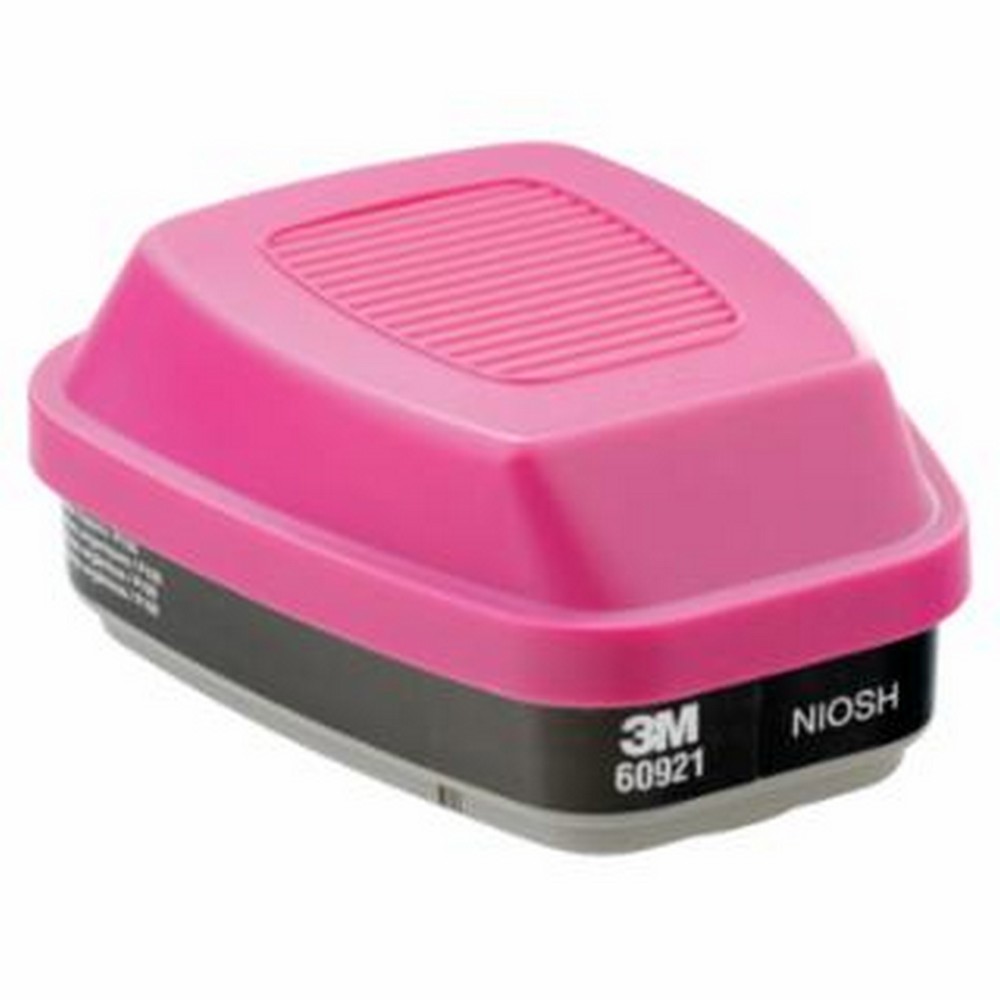 3M MMM60921 Multi Gas/Vapor Cartridge/Filter, P100, 2/Pack