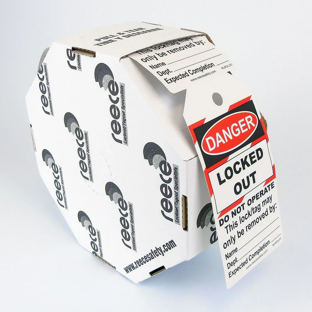 Reece Safety RLROLL51-250 LOCKED OUT - DO NOT OPERATE -  ROLL OF 250