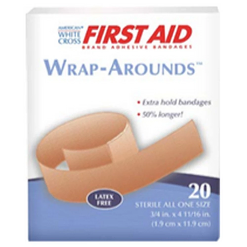 ProStat 2662 Woven Bandages Wrap Around 3/4  Adhesive Fingertip Bandages - 40 Count