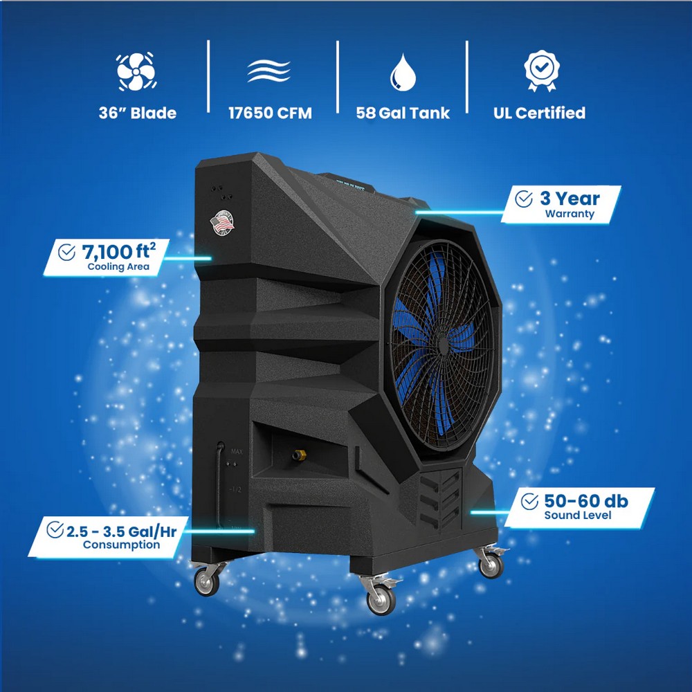 Polar Blades POLAR-JET36 Evaporative Cooler, 36" Blade