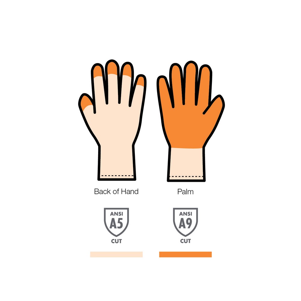 Superior Glove Dexterity® S18TXLXMP Puncture Resistant Gloves, A9, ASTM F2878