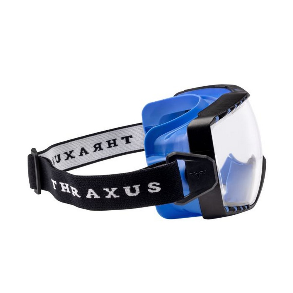 Radians TXEG1-13ID Thraxus™ IQuity Goggle, Black/Blue Frame, Clear Anti-Fog Lens