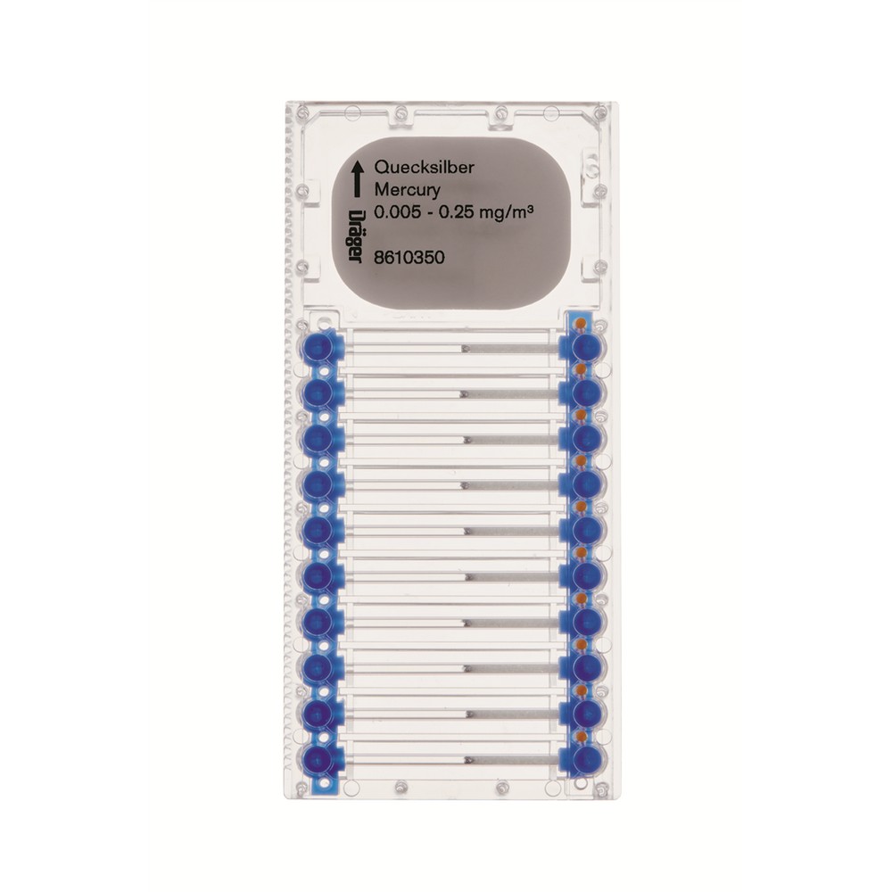 Draeger 8610350 Microtube Mercury 0.005-0.25 mg/m³