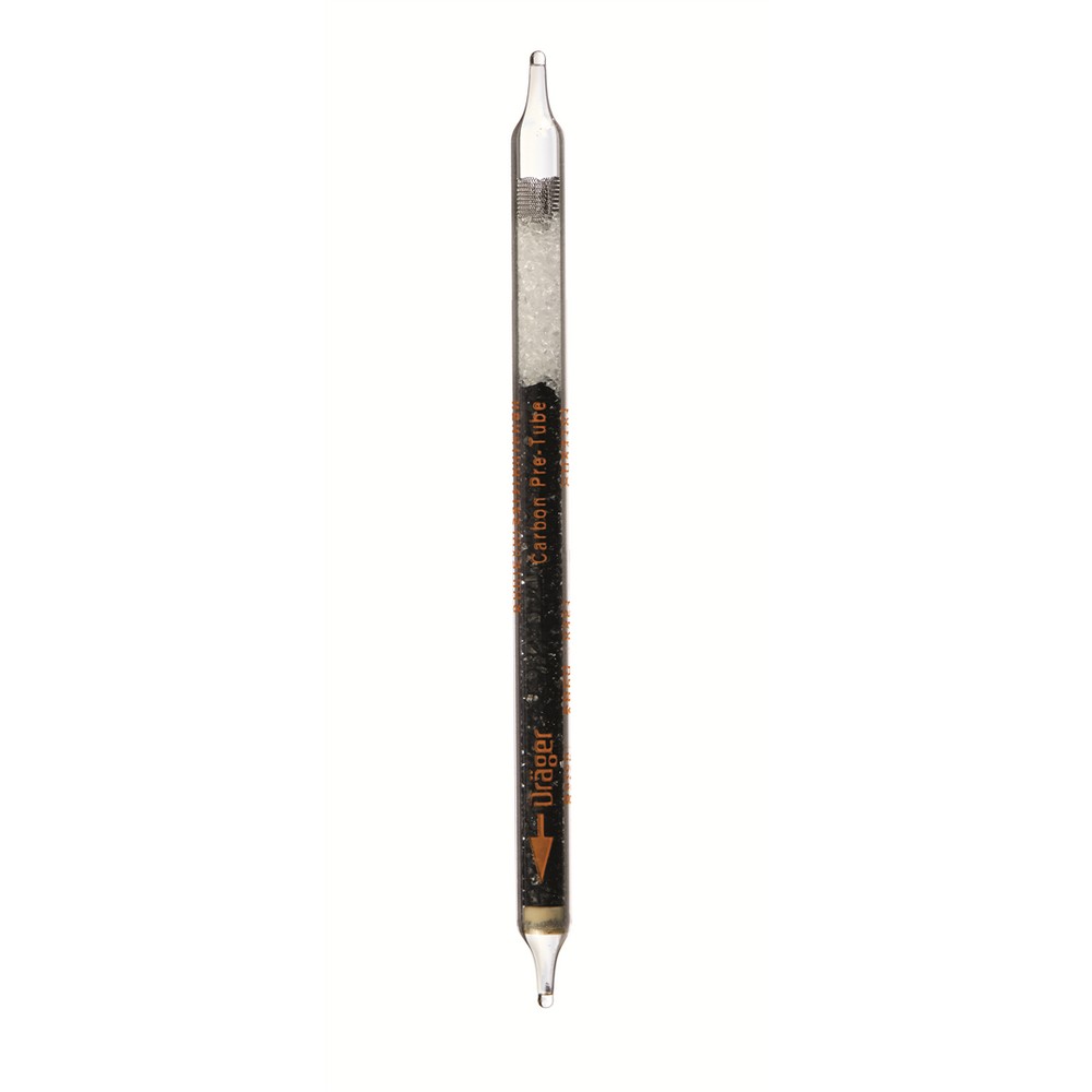Draeger CH24101 Gas Detector Tube, carbon Pre-Tube, 10/Box