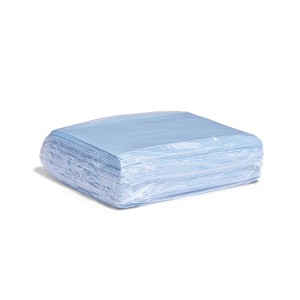 SpillTech Heavy-Duty Spunlace Wipers, Blue - 1/4 Fold, 1000 Count (SKU: WIP1000)