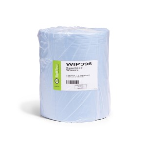 SpillTech WIP396 Heavy-Duty Spunlace Industrial Wipers Roll, Blue - 440 Count
