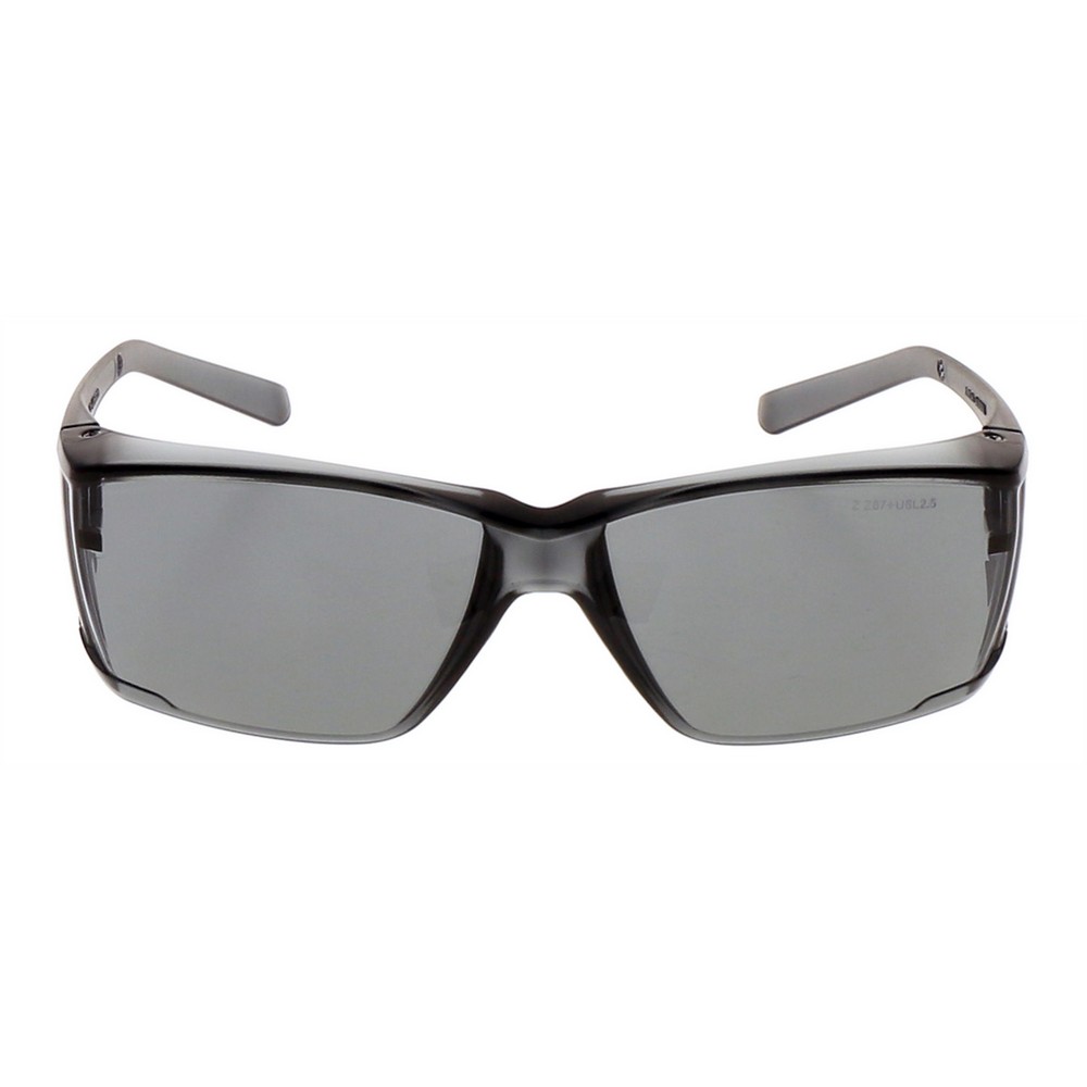 Zing Green 20-105ECO GY S C Eco-Friendly Lightweight Safety Glasses with Side Shields -Z-Force, Grey Temples, Smoke Lens