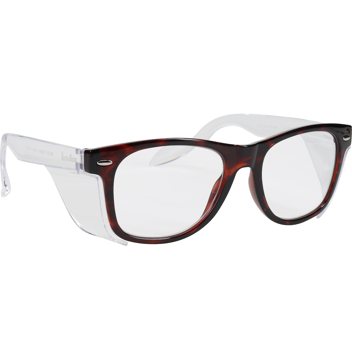 PIP 250-170-8123 Bouton Optical Commuter Auto Focus Reader Safety Glasses, +0.6 to +2.75 Diopter, Brown/Black Frame