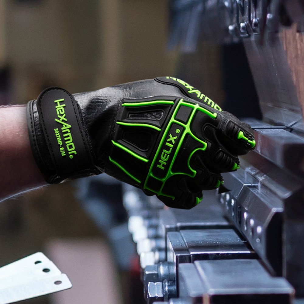 HexArmor Helix® 3027IMP Liquid-Resistant Cut A7 Impact Gloves