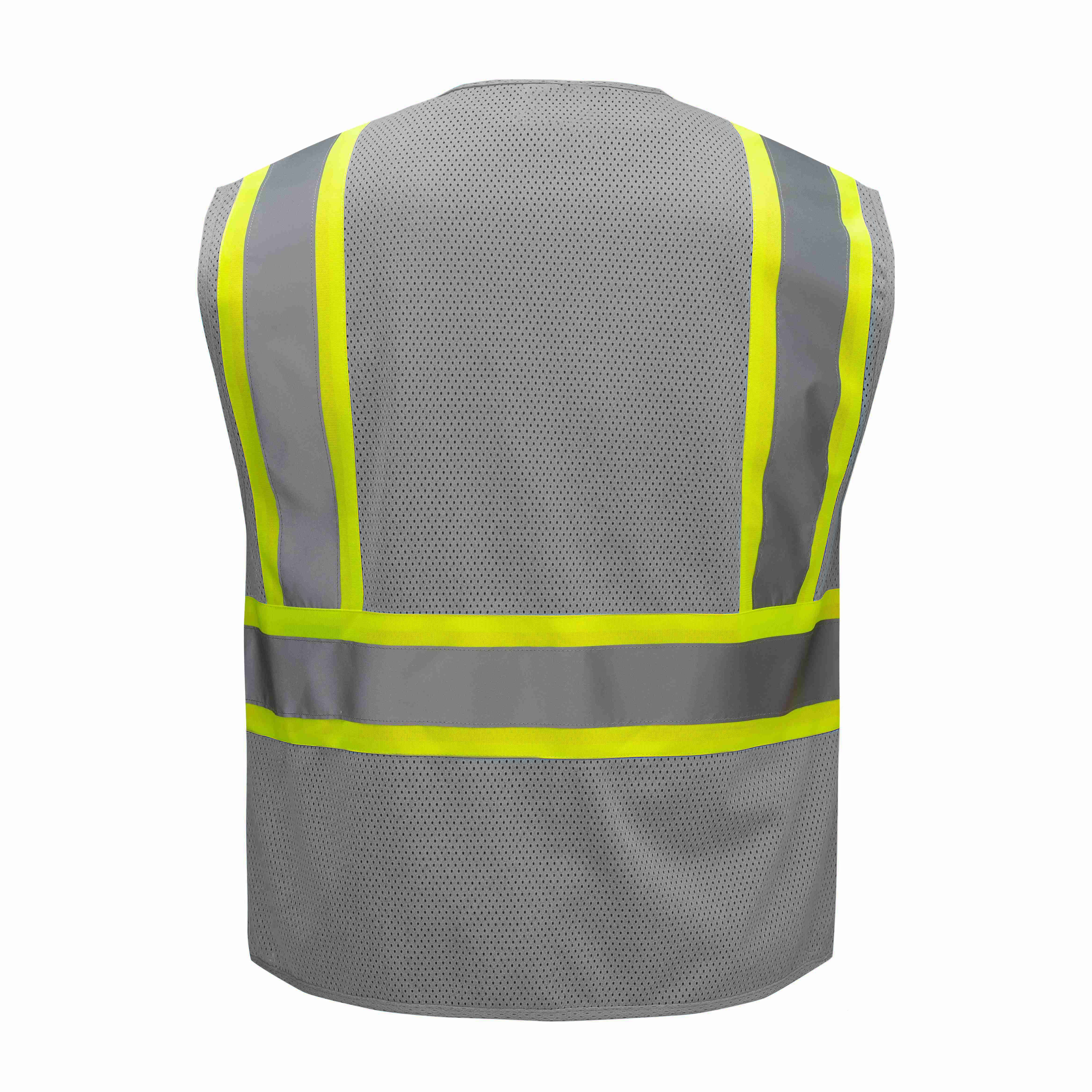 GSS Safety 3141 Enhanced Visibility Multi-Color Vest, Gray