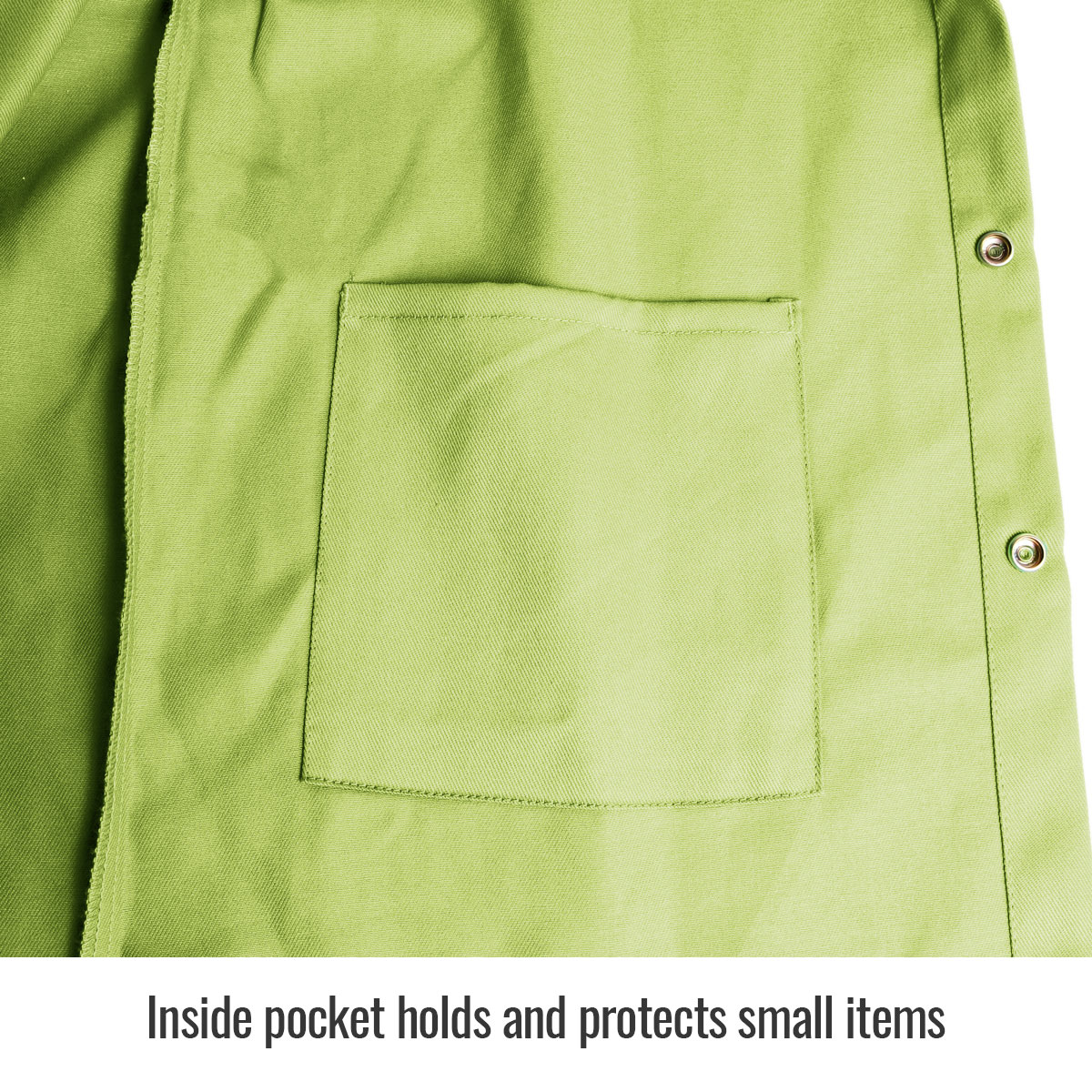 Black Stallion FL9-30C 9 oz. Flame Resistant Cotton Welding Jacket, Safety Lime
