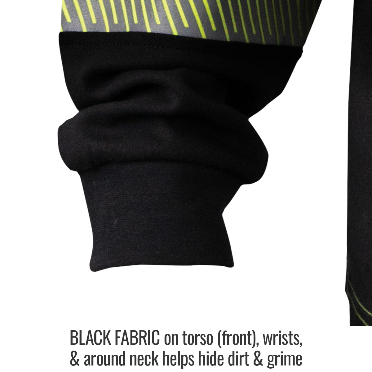 Black Stallion TF3030-HB 7 oz. Hi-Vis Class 3 AR/FR Cotton Knit Long-Sleeve T-Shirt